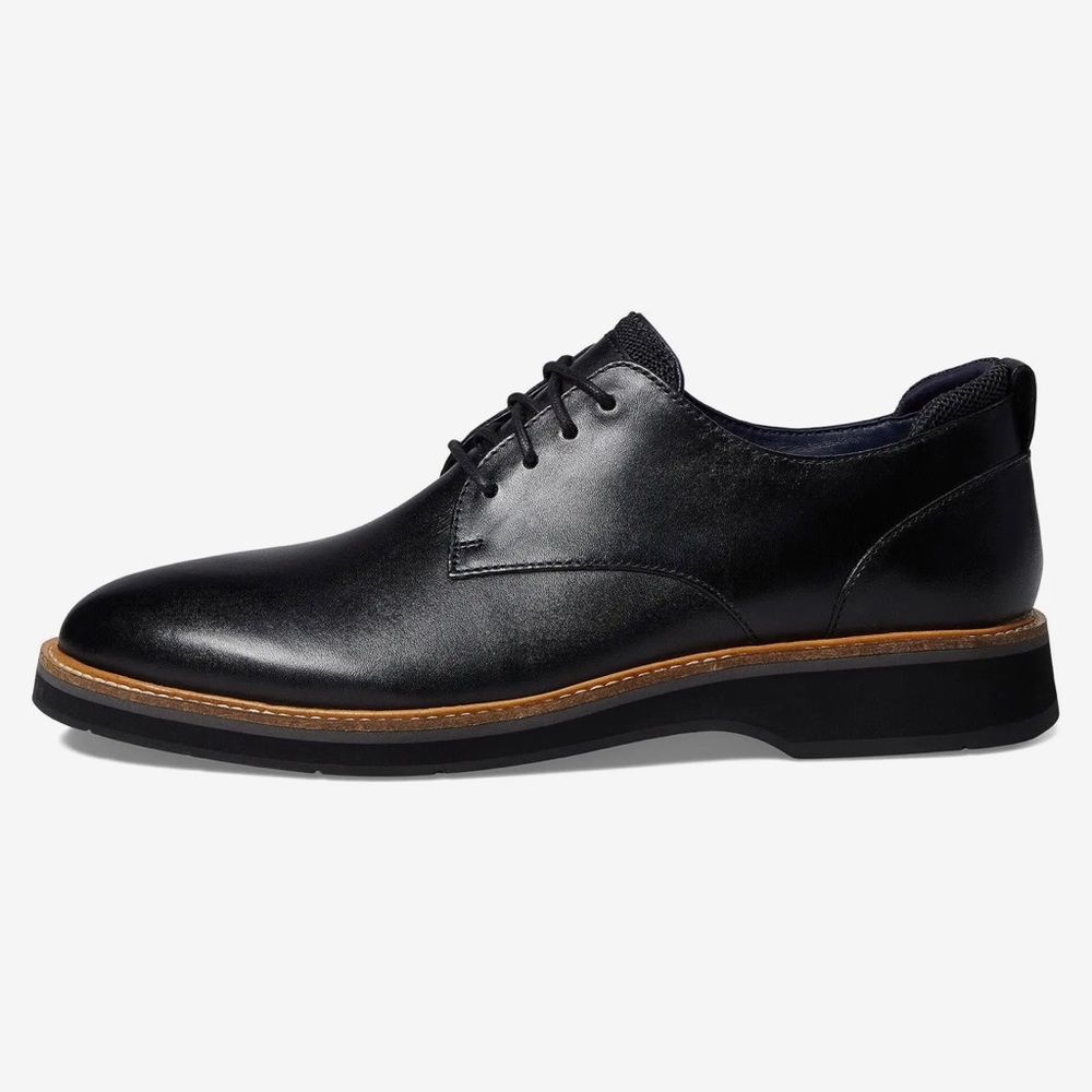 Men’s Cole Han Osborn Grand 360 Plain Toe Oxford in Black size 9.5 - Picture 4 of 9
